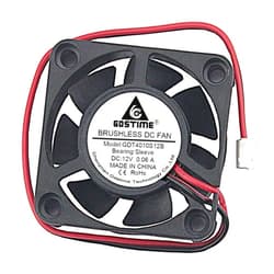 GDSTIME 40mm X 40mm X 10mm Small 2pin 12v Brushless Dc Cooling Fan