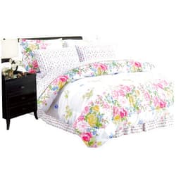 Home Sweet Home Dreams Inc Ultra Soft 8 PC Reversible Bed in a Bag Comforter Set (Queen, Oret)