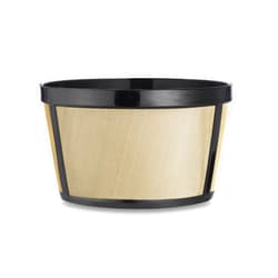 CAFÉ BREW COLLECTION Reusable 4-5 Cup Basket Coffee Filter Fits Mr. Coffee, Cuisinart, Black & Decker, Hamilton Beach Coffee Makers, Stainless Steel, BPA-Free