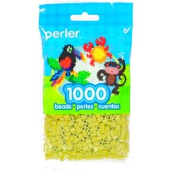 Perler 80-15259 Bulk Fuse Beads for Craft Activities 1000pcs, Slime Green, Small