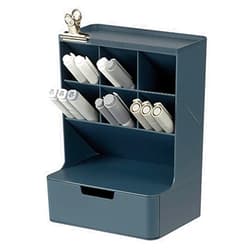 BGOmakeit Made in Korea Office supplies neat Desk Organizer storage (BLUE)