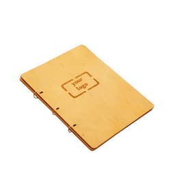 Kyivworkshop Wooden Menu, Menu, Menu Cover, Restaurant Menu Cover, FREE ENGRAVING (Junior Legal size, nut)