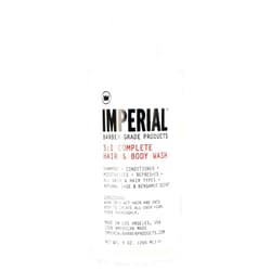 Imperial Barber Grade Products 3:1 Complete Hair and Body Wash, Natural Shampoo, Hair Conditioner and Body Wash