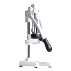 SANA Commercial Citrus Press Heavy-Duty Manual Press Juicer For All Types of Citrus, Max Extraction | Orange, Lemon, Lime, and Pomegranate Squeezer | 15 Year Warranty | White