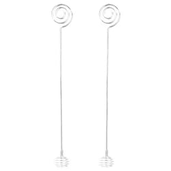 Qyebavge Coffee Stir Sticks Comfortable Handle Stainless Steel Spring-Shaped Whisk for Beverages Cocktails Milk