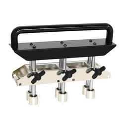 LWITDOG 3-Station Edge Roller Bender, Adjustable 0-90°Bending Angle Sheet Metal Bender, Large Metal Bending Tool for Making 1/2