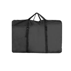 Uranshin 600D Oxford Fabric Large Outside Chair Storage Bag, Black, 43.3 x 29.13 x11.02 inches, Zipper Closure, Portable, Durable, Ideal for Zero Gravity, Reclining, Camp, Beach, Wheelchair Chairs