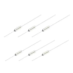 MECCANIXITY 6Pcs Metal Temperature Thermal Fuse RY152 152 °C 305.6 °F 15A 250V Cutoff Thermal Fuse for Motor Transformer Electric Industrial Home Appliance