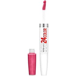 MAYBELLINE Super Stay 24, 2-Step Liquid Lipstick Makeup, Long Lasting Highly Pigmented Color with Moisturizing Balm, Blush On, Pink, 1 Count