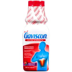 Gaviscon Gaviscon Extra Strength Liquid Fruit | Long-Lasting Acid Reflux and Heartburn Relief | 340ml 1 Count