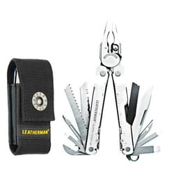 LEATHERMAN, Super Tool 300 Multitool with Premium Replaceable Wire Cutters and Saw, Stainless Steel with Nylon Sheath