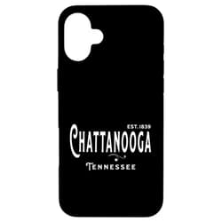 Proud Chattanooga Tennessee Locals Visitors iPhone 16 Plus White Text Vintage Souvenir Visit Chattanooga Tennessee Case