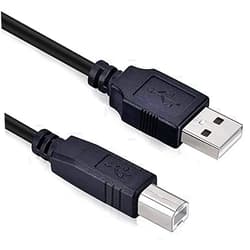 PPJ USB Cable Data PC Cord for Native Instruments Maschine Mikro 21947 22550 MK2 Groove Production Studio (Black, White)