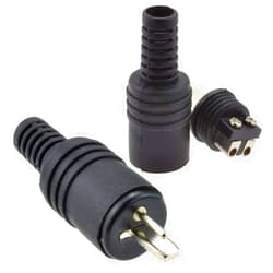 Calvas 2 pin DIN Plug Speaker and HiFi Connector Screw Terminals Connector 2 Pack Adapters - (Package: Under 5Pcs, Connector Type: Line Connector, Pins: 2P)
