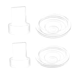 Bliblo S9/S12/S9pro/S12pro Duckbill Valve and Silicone Diaphragm, Compatible with NaNaLazy/TSRETE/momcozy, Wearable Breast Pump Replacement Parts Accessories (4 Piece Set)