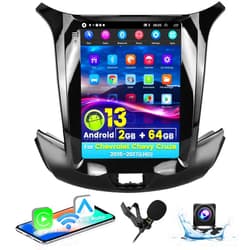 Hikity 2GB+64GB for Chevrolet Chevy Cruze 2015-2017(LHD) Android 13 Car Stereo Wireless Carplay Android Auto 9.7 inch Touchscreen Car Radio RDS EQ Split Screen RCA Subwoofer Backup Camera
