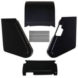 Rudyness Under Seat Storage Black Body Panels Fit For Honda Ruckus/Zoomer NPS50 Models
