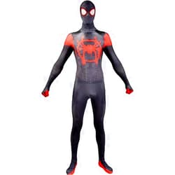 Isobedamai Halloween Cosplay Costume Stretchy Breathable Spandex Adult Full Bodysuit with Removable Head Cover