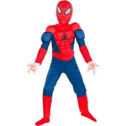 Costumes USA Suit Yourself Classic Spider-Man Muscle Halloween Costume for Boys, Includes Headpiece