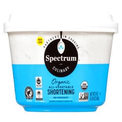 Spectrum Naturals, Shortening Vegetable Organic Gluten-Free, 24 Ounce