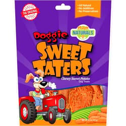 Chip's Naturals Doggie Sweet Taters, 15.7 oz – Natural Dehydrated Sweet Potato Chips for Dogs, Single Ingredient Dog Training Treats, Grain Free Gluten Free Puppy Treats