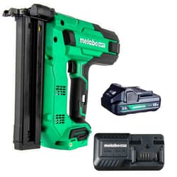 Metabo HPT 18V MultiVolt™ 1-1/2-Inch Cordless Narrow Crown Stapler Kit, Includes 1-18V 2.0 Ah Battery, N1804DB