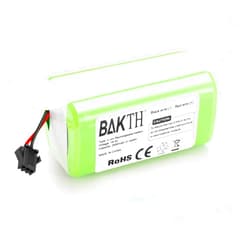 BAKTH 14.4V 2600mAh Replacement Battery Compatible with Ecovacs Deebot N79 N79S DN622 & Eufy RoboVac 11, 11S, 11S Plus, 11S MAX, 12, 15C MAX, 30, 30C, 35C, G10 Hybrid, G20 G30 G35 G40 Hybrid
