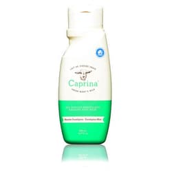 Caprina by Canus Amazing Body Wash, Eucalyptus Mint, 16.9 oz, With Fresh Canadian Goat Milk, Gentle Soap, Moisturizing, Vitamin A, B2, B3, & More, 16.9 Fl oz