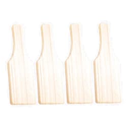 STOBOK 4pcs Clay Wood Clapper Tool Pottery Clay Ribs Wood Clay Paddle Wooden Utensils Paddle Pottery Paddle Wooden Paddle Pottery Board Cover Pottery Supplies Ceramics Mason Terracotta