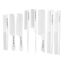Dayline 8PCS Hair Combs Set Pro Salon Hair Styling Tools comb White Hairdressing Barber Brush Combs Set