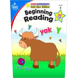 By Carson Dellosa Education (Author) Carson Dellosa Beginning Reading Book, Kindergarten Workbook With Sight Words, Vocabulary, Phonics, and Sequencing Practice, Classroom or Homeschool Curriculum (Volume 3) (Home Workbooks)