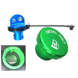 DOCA DIESEL Only for 2019-2025 Dodge Ram green diesel fuel cap. And DEF Cap. The aluminum fuel tank cap is magnetic