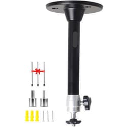 2-Be-Best Mini Projector Ceiling Mount 360° Adjustable Projector Wall Mount Length 7in / 18cm Projector Mount Compatible with TMY AuKing HAPPRUN Vankyo Meer ELEPHAS NICPOW Projector and Mini Projector Black