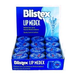 Blistex Lip Medex Relieves Sore Lips & Restores Moisture Balance 0.25oz (Pack of 12)