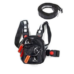 Icicecream Dog Backpack Harness with Leash Backpack for Dogs Adjustable Dog Pack Reflective Strips Night Safe Outdoor Travel Hiking Walking Harness Backpack for Small Medium Dogs