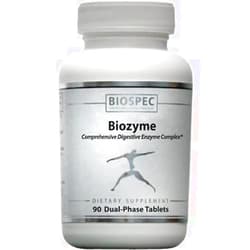 Grace nnvg BIOZYME: Complete High Potency Digestive Enzyme Complex- Dual Phase tablets release Betaine HCl, Pepsin, Bromelain and Papain in the stomach, and Pancreatin, Trypsin, Chymotrypsin and Ox Bile in the duodenal region for maximum effectiveness. 90 Dual Phase Tablets