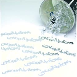 Jimmy Jem's Confetti Word Congratulations Silver - Half Pound (8 oz) #7837 Q08
