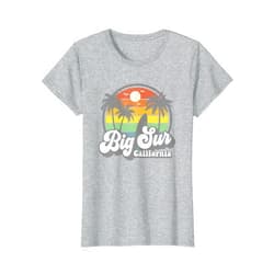 Retro Beach Vacation Summer Quotes Shirts & Gifts Big Sur California Beach Vacation Retro Surfing Summer Gift T-Shirt
