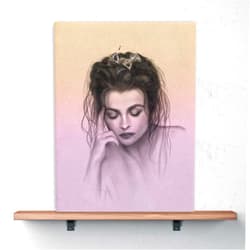 LoLo-ology Helena Bonham Carter Portrait Art Gothic Elegance