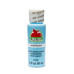 Apple Barrel Acrylic Paint in Assorted Colors (2 oz), 20223, Pool Blue