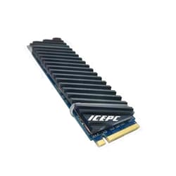 Icepc M.2 Heatsink for PS5 PCI-E NVME 2280 SSD Graphene Coating Copper Heat Sink,High Performance SSD Radiator with Thermal Pad for Laptop PC 2280 NGFF Solid State Disk Cooler(70x20x2mm)