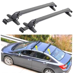 SanBouSi 2PCS Universal Roof Rack Cross Bars Aluminum Luggage Crossbar with Anti-Theft Keyed Locking Fit, 40