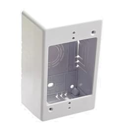 Hellermann Tyton TSRW-JB2 Single Gang Junction Box, 2 Deep, PVC, White by Hellermann Tyton