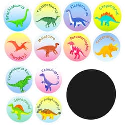 Geyee 24 Pcs Potty Training Stickers Potty You Pee on Toilet Reveal Stickers Chart Reusable Pee Decals Color Changing Seat Toilet Targets for Boys Girls Kids Training Use(Dinosaur)