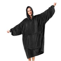 FestiCorp Oversized Blanket Hoodie for Adults - Extra Long Wearable Sweatshirt with Giant Sleeve, Hood and Pocket