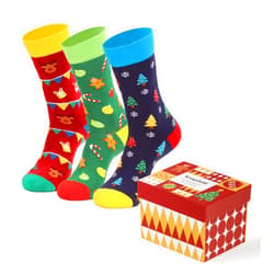 Knapfold Christmas Cushioned Socks For Men and Women, Fun Novelty Crew