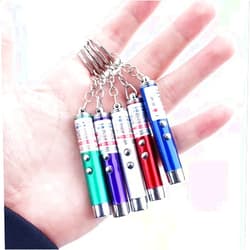 CHUQIANTONG 6pcs Laser Pointer Cat Toys Red Laser Light LED Pointer White Flashlight Torch Interactive Training Pen for Cat Dogs