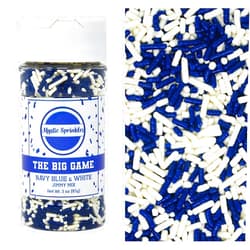 Mystic Sprinkles The Big Game Jimmy Mix 3oz Bottle (Navy Blue & White)