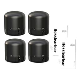 Hosslearlear Wine Stoppers for Wine Bottles, Silicone Reusable Corks with Twist Lock, Leak Proof Wine Preserver Cute Wine Accessories - Set of 4