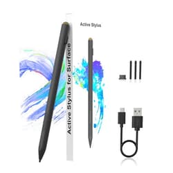 Cbcuyle Surface Pro 11/10/9/8/7/6/5/X Pen Stylus for Microsoft - Surface Pro/Go/Book/Laptop/Studio Pen with 4096 Pressure Sensitivity and Palm Rejection, Rechargeable Magnetic Attachment Digital Surface Pen